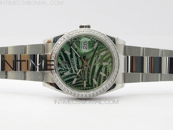 DateJust 36 SS 126234 BP 1:1 Best Edition New Green Dial on Oyster Bracelet – Bild 3