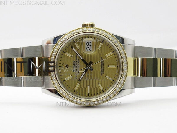 DateJust 36 SS/YG 126283 JDF 1:1 Best Edition New YG Dial on Oyster Bracelet – Bild 3