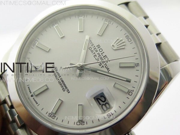 DateJust 41MM 126334 Smooth Bezel SS APSF 1:1 Best Edition White Dial on SS Jubilee Bracelet SA3235 – Bild 4