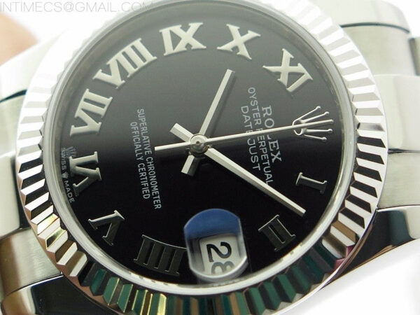 Datejust 31mm 278273 SS BP Best Edition Black Roman Markers Dial on Oyster Bracelet – Bild 4
