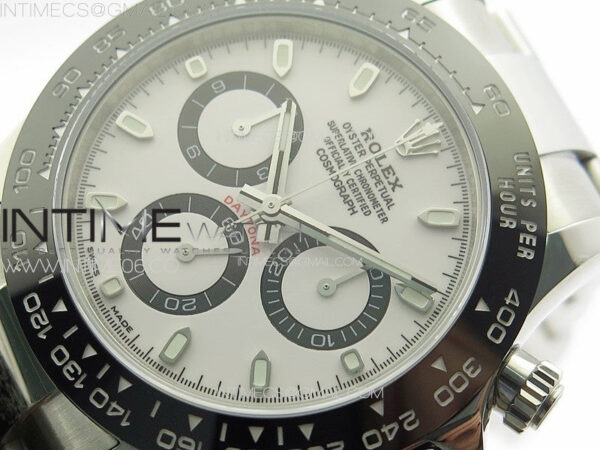 Daytona 116500LN APSF Best Edition White Dial Sticks Markers On SS Bracelet Slim A7750 – Bild 3