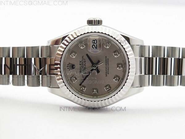 DateJust 28mm SS BP Best Edition Silver Dial on SS Bracelet ETA2671 – Bild 5