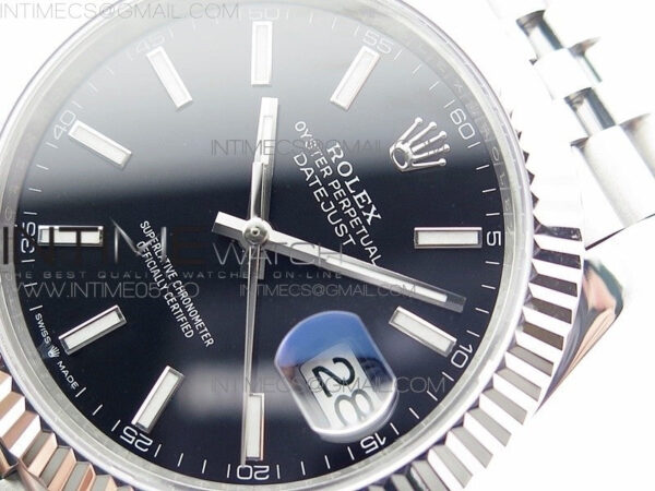 DateJust 41 126334 SS BP 1:1 Best Edition New Version Black Dial on Jubilee Bracelet – Bild 5