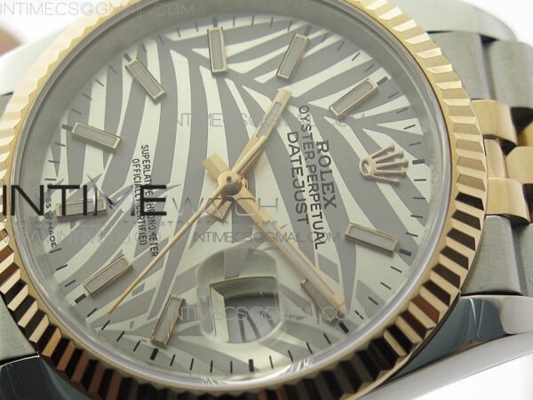 DateJust 36 SS/RG 126231 BP 1:1 Best Edition Silevr/Gray Dial on Jubilee Bracelet – Bild 4