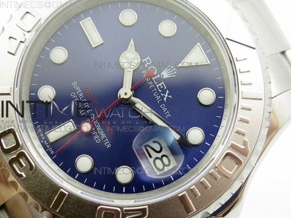 Yacht-Master 116622 904L SS GMF 1:1 Best Edition Blue Dial on 904L SS Bracelet A2836 – Bild 4