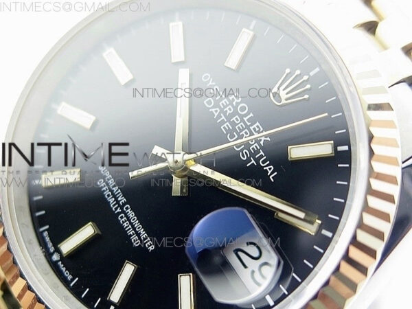 DateJust 36mm 126234 BP 1:1 Best Edition 904L Steel/YG New Version Black Dial on Jubilee Bracelet – Bild 3