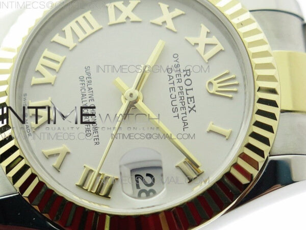 Datejust 31mm 278273 SS/YG BP Best Edition White Roman Markers Dial on SS/YG Oyster Bracelet – Bild 3