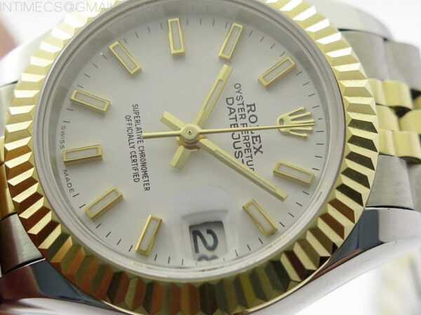 Datejust 28mm 279173 SS/YG BP Best Edition White Sticks Markers Dial on SS/YG Jubilee Bracelet ETA2671 – Bild 3