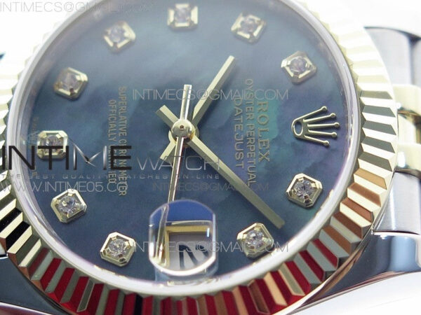 Datejust 31mm 278273 SS/YG BP Best Edition Gray MOP Diamond Markers Dial on SS/YG Jubilee Bracelet – Bild 4