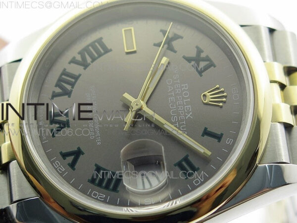 DateJust 36 SS/YG 126203 JDF 1:1 Best Edition Gray Dial on Jubilee Bracelet – Bild 4