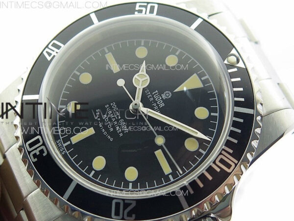 Vintage Submariner 1680 No Date SS JKF Best Edition Black Dial on SS Bracelet (Style2) A2836 – Bild 4