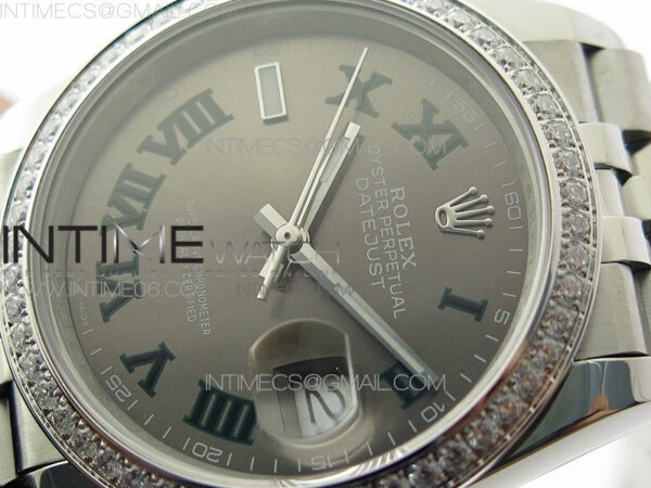 DateJust 36 SS 126284 BP 1:1 Best Edition New Blue Dial on Jubilee Bracelet – Bild 5