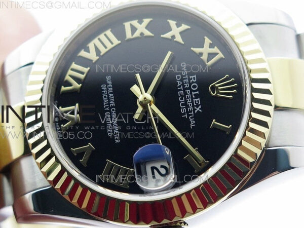 Datejust 31mm 278273 SS/YG BP Best Edition Black Roman Markers Dial on SS/YG Oyster Bracelet – Bild 4