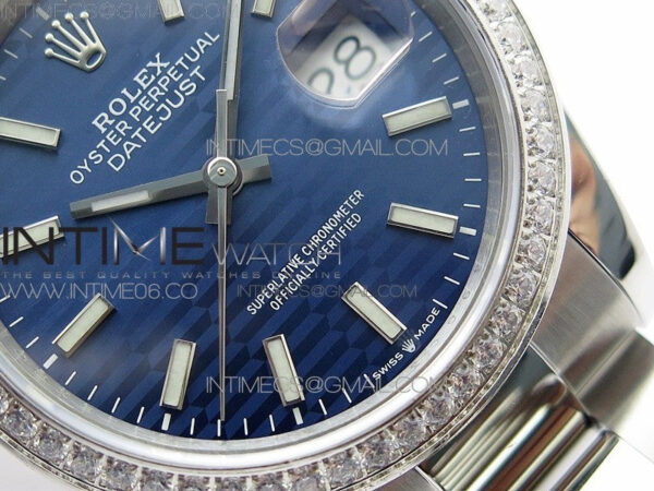 DateJust 36 SS 126234 BP 1:1 Best Edition New Blue Dial on Oyster Bracelet – Bild 4