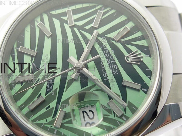 DateJust 36 SS 126200 BP 1:1 Best Edition New Green Dial on Oyster Bracelet – Bild 4