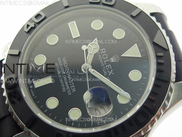 Yacht-Master 42mm 226659 APSF Best Edition 3D Black Ceramic Bezel on Oysterflex Strap SA3235 – Bild 4