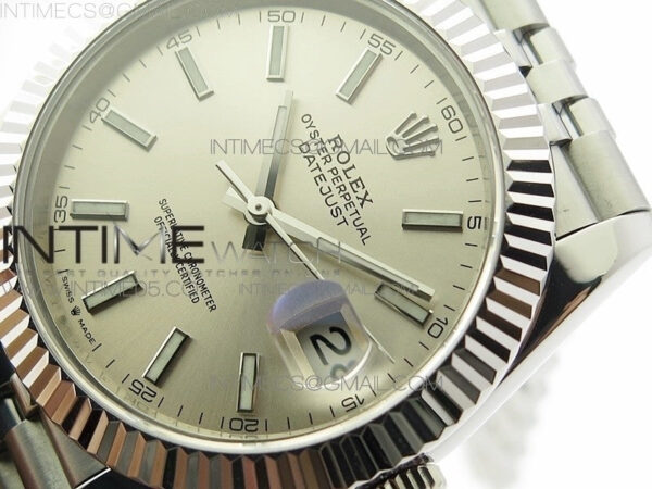 DateJust 41 126334 SS BP 1:1 Best Edition New Version Silver Dial on Jubilee Bracelet – Bild 4