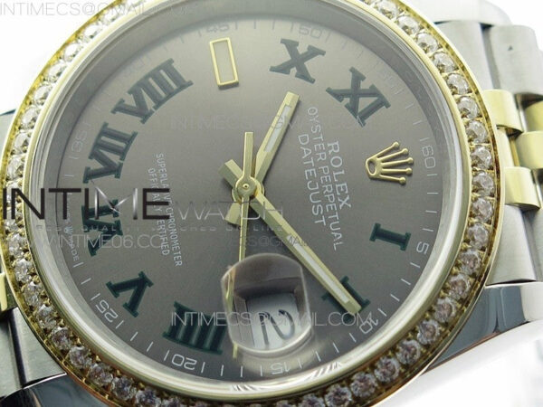 DateJust 36 SS/YG 126283 JDF 1:1 Best Edition Gray Dial on Jubilee Bracelet – Bild 3