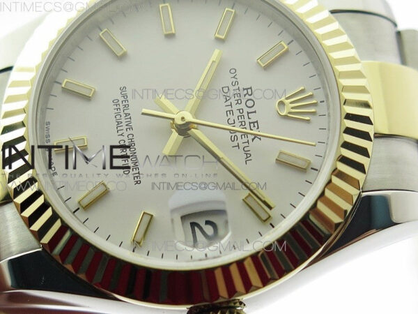 Datejust 31mm 278273 SS/YG BP Best Edition White Stick Markers Dial on SS/YG Oyster Bracelet – Bild 3