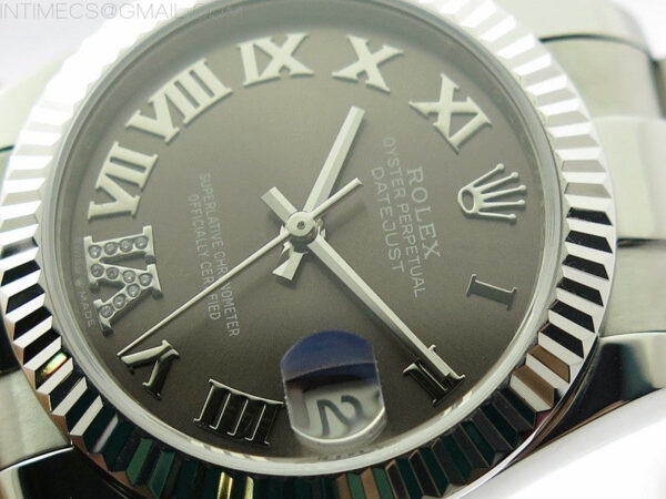 Datejust 31mm 278273 SS BP Best Edition Gray Roman Markers Dial on Oyster Bracelet – Bild 4
