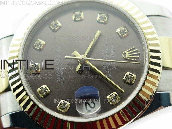 Datejust 31mm 278273 SS/YG BP Best Edition Gray Diamonds Markers Dial on SS/YG Oyster Bracelet – Bild 4
