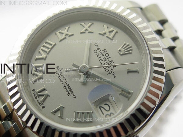 Datejust 28mm 279179 SS APSF Best Edition Silver Dial Roman Markers on SS Jubilee Bracelet NH05 – Bild 5