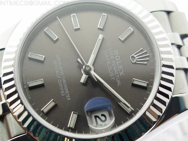 Datejust 31mm 278271 SS BP Best Edition Gray Sticks Markers Dial on Jubilee Bracelet – Bild 3