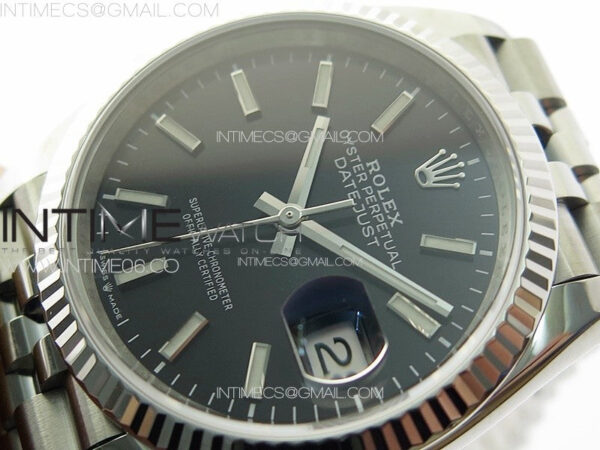 DateJust 36 SS 126234 VSF 1:1 Best Edition 904L Steel Black Dial on Jubilee Bracelet VS3235 – Bild 2