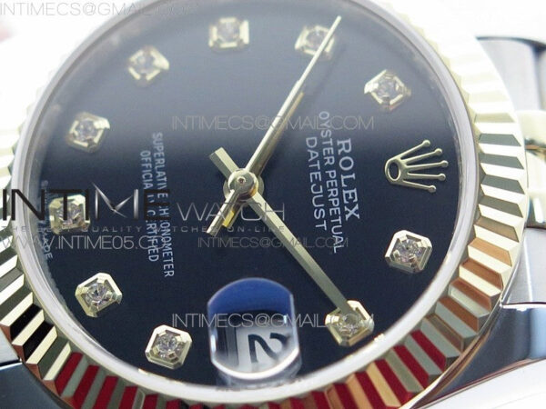 Datejust 31mm 278273 SS/YG BP Best Edition Black Diamond Markers Dial on SS/YG Jubilee Bracelet – Bild 4