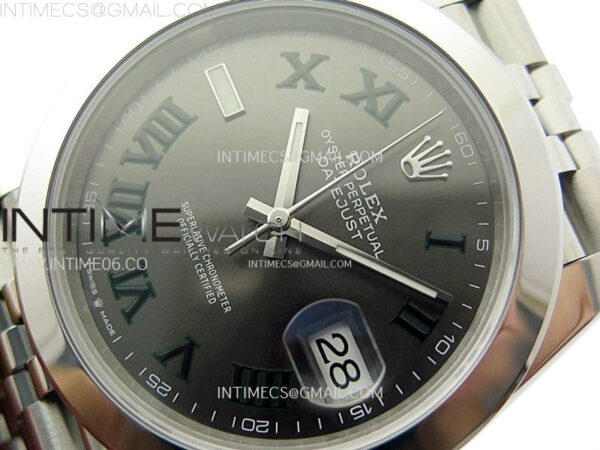 DateJust 41 126300 904L SS VSF 1:1 Best Edition Gray Dial Roman Markers on Jubilee Bracelet VS3235 – Bild 4