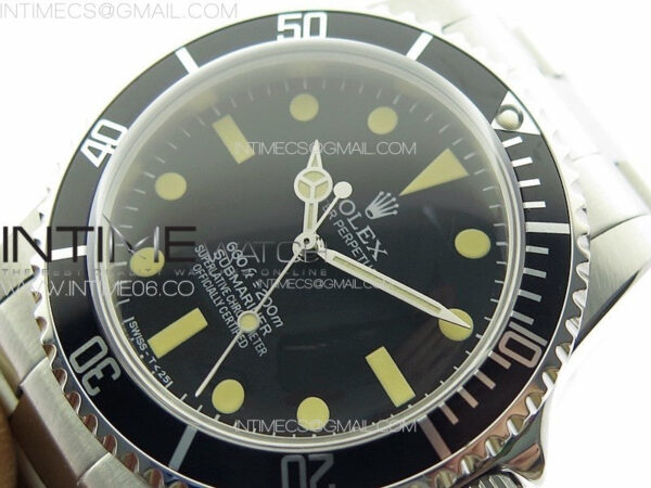 Vintage Submariner 1680 No Date SS JKF Best Edition Black Dial on SS Bracelet (Style3) A2836 – Bild 4