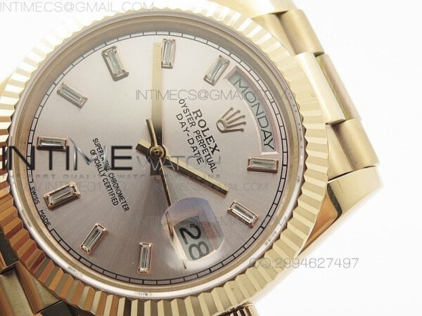 Day-Date 40 RG BP 1:1 Best 228239 RG Diamond Sticks Dial on RG Bracelet – Bild 4