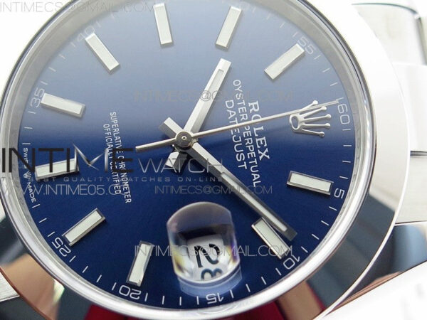 DateJust 41 126300 904L SS VSF 1:1 Best Edition Blue Dial on Oyster Bracelet VS3235 – Bild 4