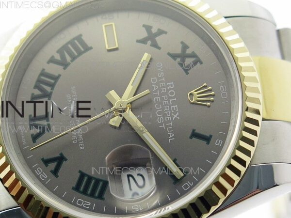 DateJust 36 SS/YG 126233 JDF 1:1 Best Edition Gray Dial on Oyster Bracelet – Bild 5