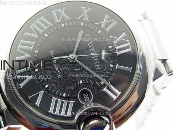 Ballon Bleu 42mm SS K3F 1:1 Best Edition Black Texture Dial on SS Bracelet A2824 – Bild 4