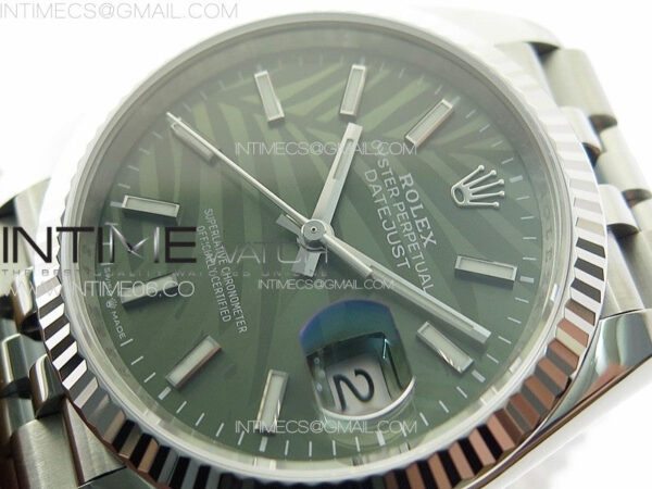 DateJust 36 SS 126234 VSF 1:1 Best Edition 904L Steel Green Leaf Dial on Jubilee Bracelet VS3235 – Bild 3