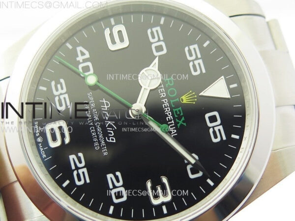 Air-King 126900 40mm 904L SS GMF 1:1 Best Edition Black Dial on 904L SS Bracelet – Bild 4
