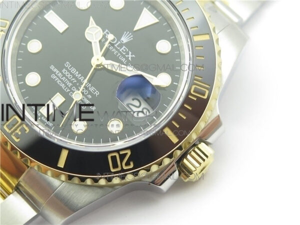 Yacht-Master 42mm 226659 316L BP 1:1 Best Edition 3D Black Ceramic Bezel on Black Rubber Strap SA3235 – Bild 4