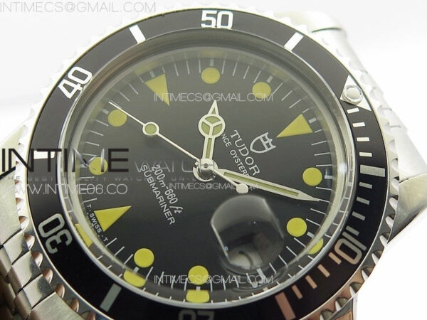 Vintage Submariner 1680 SS B12 Best Edition Black Dial on Jubilee Bracelet A2836 (Style1) – Bild 5