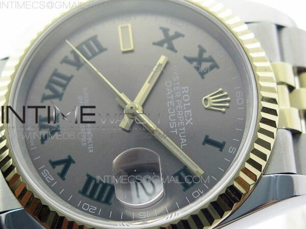 DateJust 36 SS/YG 126233 JDF 1:1 Best Edition Gray Dial on Jubilee Bracelet – Bild 4