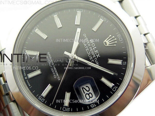 DateJust 41 126300 904L SS VSF 1:1 Best Edition Black Dial on Jubilee Bracelet VS3235 – Bild 4