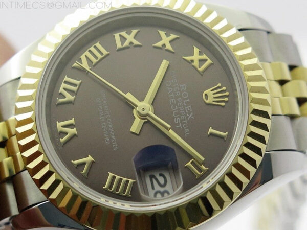 Datejust 28mm 279173 SS/YG BP Best Edition Gray Roman Markers Dial on SS/YG Jubilee Bracelet ETA2671 – Bild 4