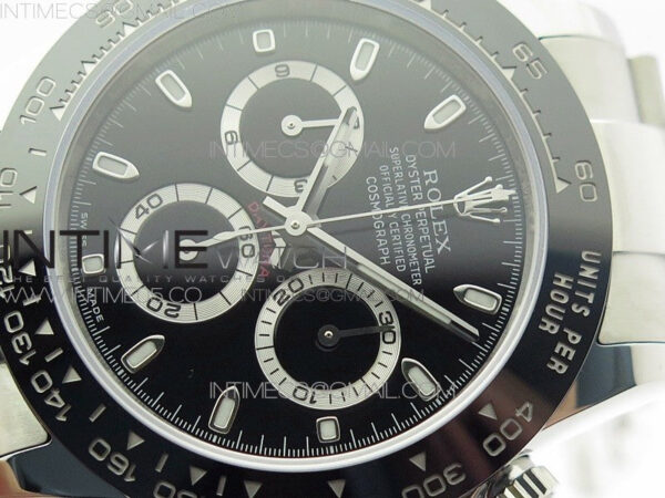 Daytona 116500 VRF 1:1 Best Edition Black Dial on SS Bracelet A7750 V2 – Bild 4