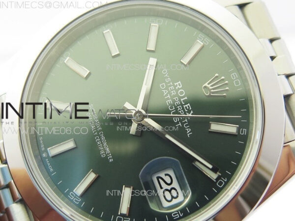 DateJust 41 126300 904L SS VSF 1:1 Best Edition Green Dial on Jubilee Bracelet VS3235 – Bild 4