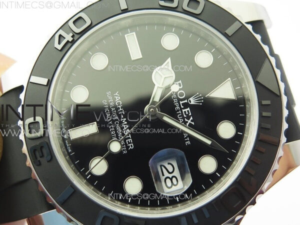 Yacht-Master 42mm 226659 Clean 1:1 Best Edition 3D Black Ceramic Bezel on Oysterflex Strap VR3235 – Bild 4