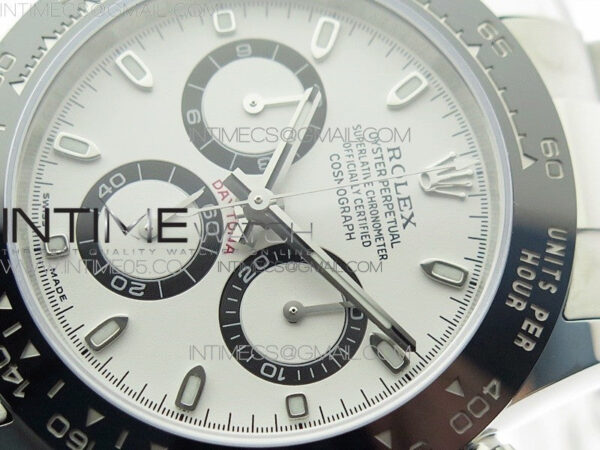 Daytona 116500 VRF 1:1 Best Edition White Dial on SS Bracelet A7750 V2 – Bild 4