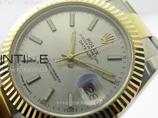 DateJust 41MM 126334 SS/YG APSF 1:1 Best Edition Silver Dial on SS Oyster Bracelet SA3235 – Bild 4