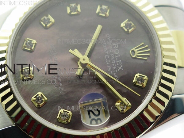 Datejust 31mm 278273 SS/YG BP Best Edition Black MOP Diamonds Markers Dial on SS/YG Oyster Bracelet – Bild 4