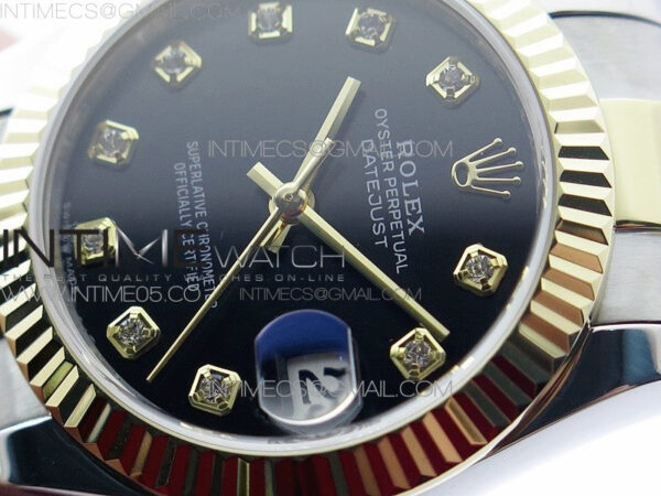 Datejust 31mm 278273 SS/YG BP Best Edition Black Diamonds Markers Dial on SS/YG Oyster Bracelet – Bild 4