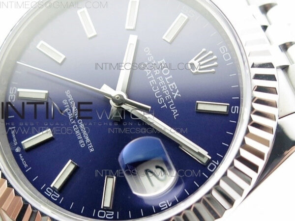 DateJust 41 126334 SS BP 1:1 Best Edition New Version Blue Dial on Jubilee Bracelet – Bild 5